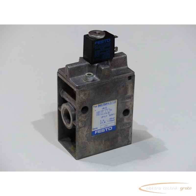 Magnetic valve Festo MFH-3-1-29857 MSFG-24-42-50-60-0D Magnetspule 34411 photo on Industry-Pilot