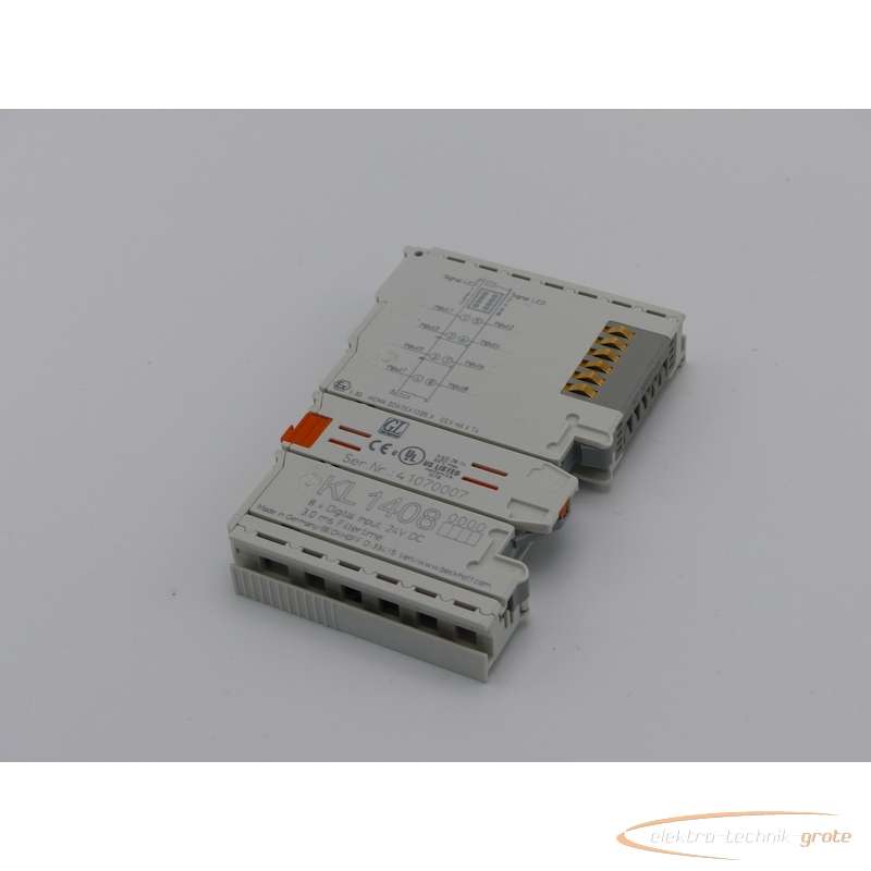 Beckhoff KL1408 8 x Digital Input 24V DC 3.0 ms Filtertime gebraucht ...