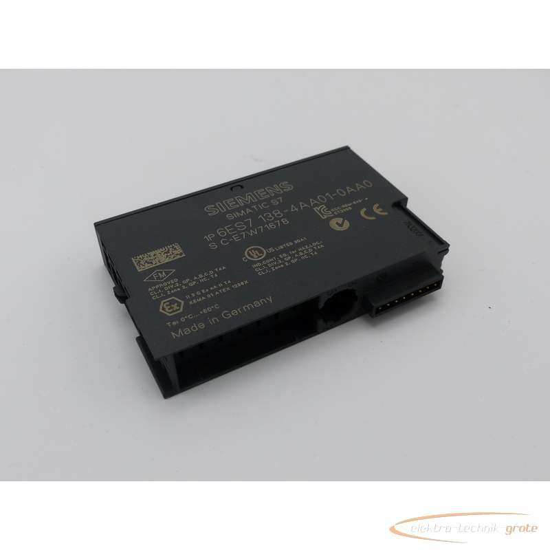 Servomotor Siemens 6ES7138-4AA01-0AA0 Reservemodule ungebraucht!  Bilder auf Industry-Pilot