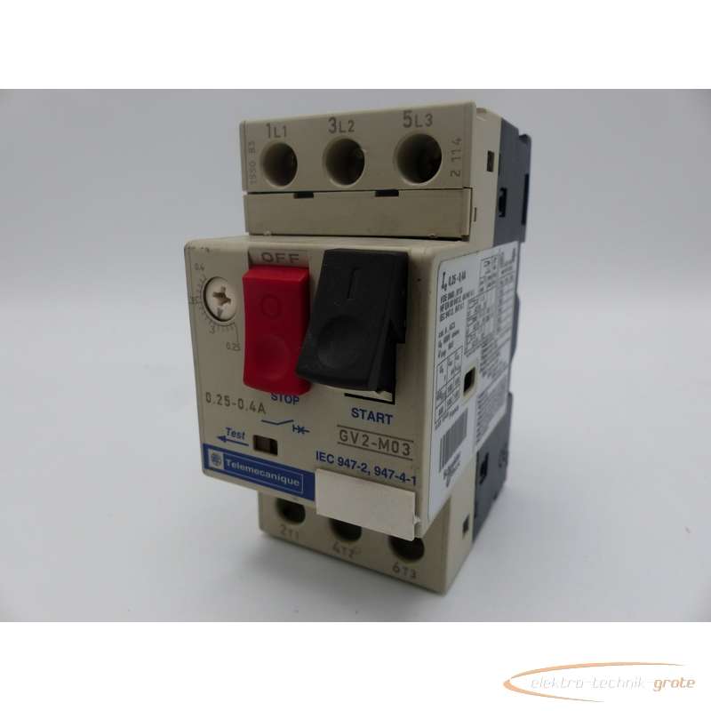 Motor protection switch Telemecanique GV2-M03  photo on Industry-Pilot