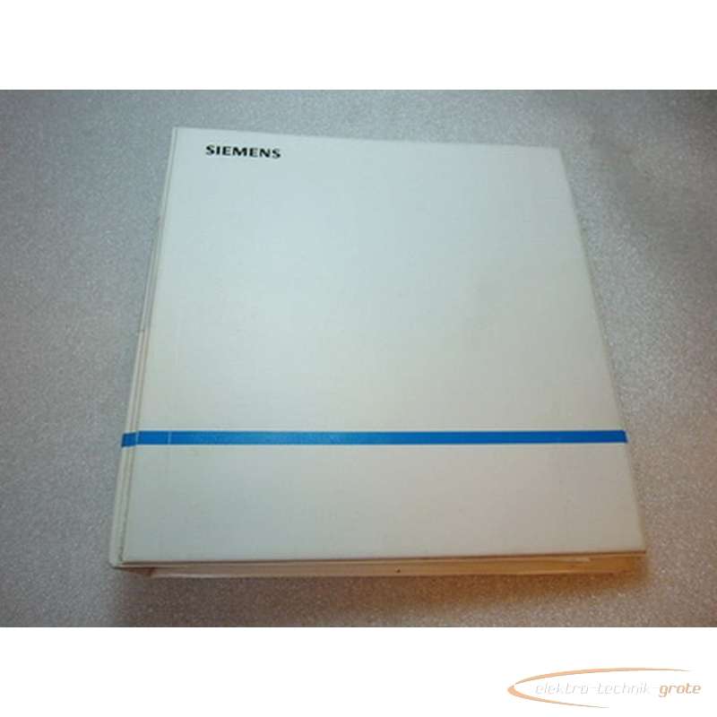 Servomotor Siemens 6ES5886-0SC11 Handbuch 5705-B72A photo on Industry-Pilot