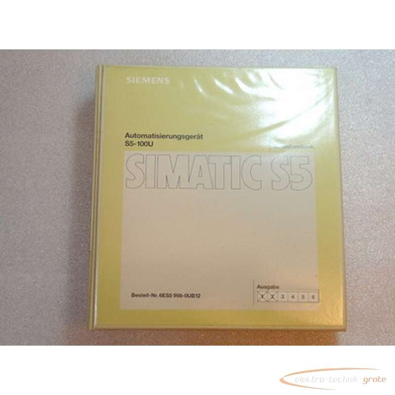 Servomotor Siemens 6ES5998-0UB12 Handbuch photo on Industry-Pilot