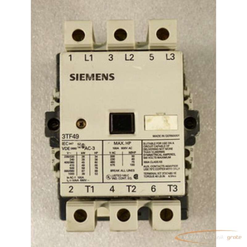 Siemens 3TF42 22-0AD2 Schütz contactor Leistungsschutz