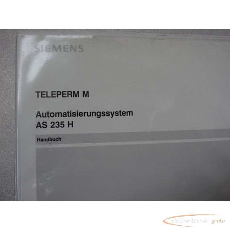 Серводвигатель Siemens Teleperm M C79000-G8000-C293 Automatisierungssystem AS 235 H Handbuch фото на Industry-Pilot