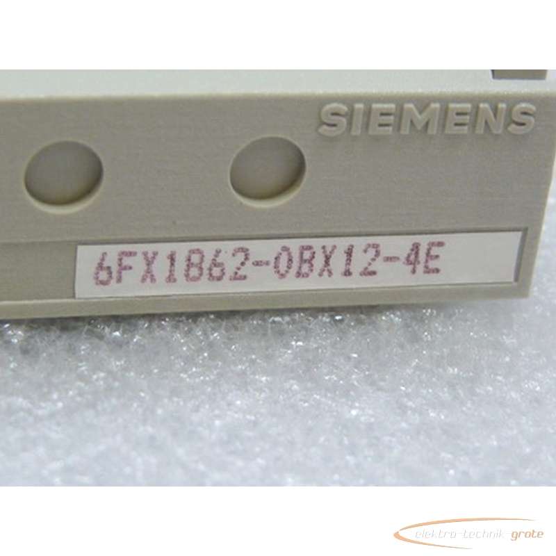 Servomotor Siemens E-Prom 6FX1862-0BX12-4E photo on Industry-Pilot