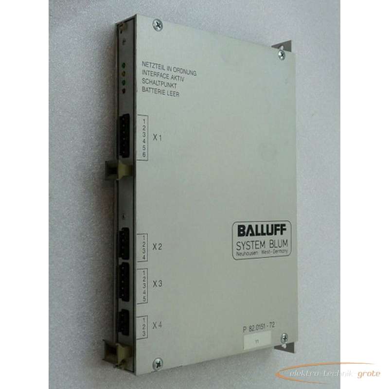 Balluff Balluff P 82.0151-72 System Blum Netzteil фото на Industry-Pilot