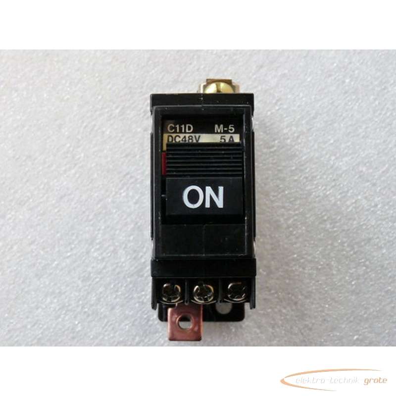 Protect switch Matsushita CP-C Circuit ProtectorBAC111505D DC48V IC750A 5A 1 polig photo on Industry-Pilot