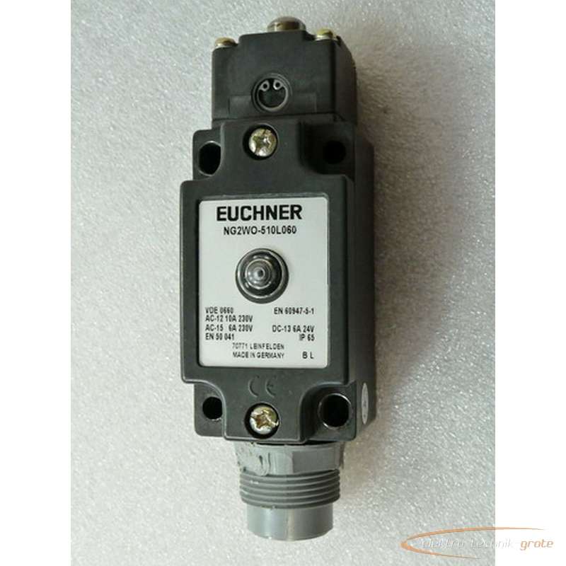 Position switch Euchner NG2WO-510L060nach DIN 50 041 AC - 12 10 A 230 V AC - 15 6 A 230 V 19839-B14 photo on Industry-Pilot