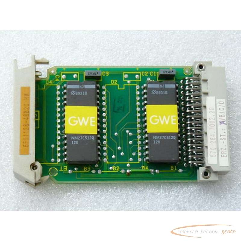 Module Siemens 6FX1863-0BX01-7C - 6FX1128-4BB20 HW Sinumerik EpromE Stand A photo on Industry-Pilot