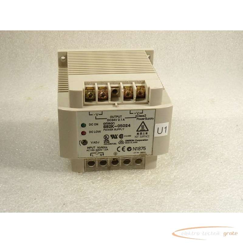 Omron Omron S82K-05024 Power Supply output DC24V input 100-240V 1.3A 29533-B141A photo on Industry-Pilot