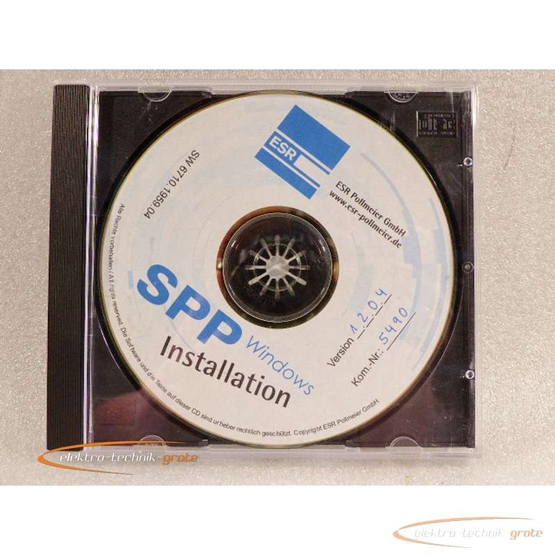 Servo ESR Software für antriebe SPP Windows SW 6710.1959.04 Version 1.2.0.4 photo on Industry-Pilot