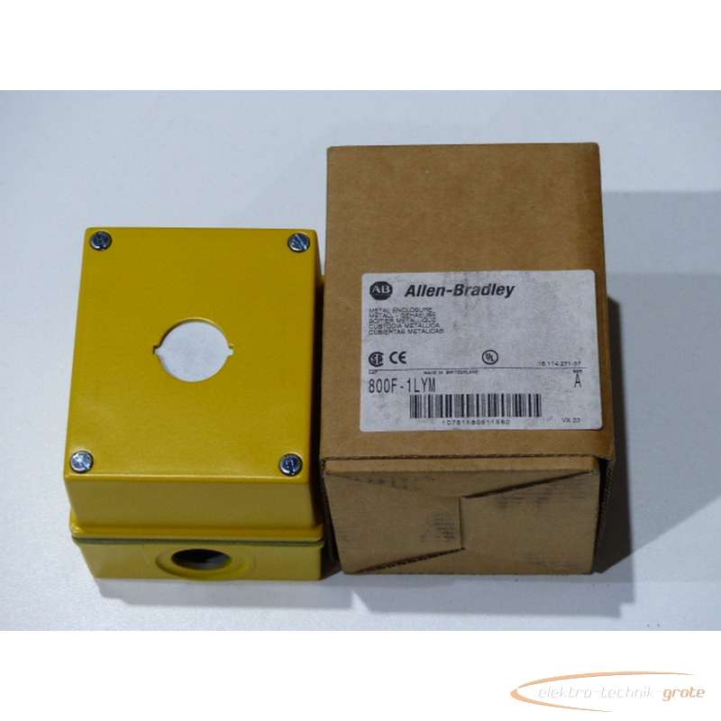 Allen Bradley Allen Bradley 800F-1LYM Metallgehäuse Serie A ungebraucht!  photo on Industry-Pilot