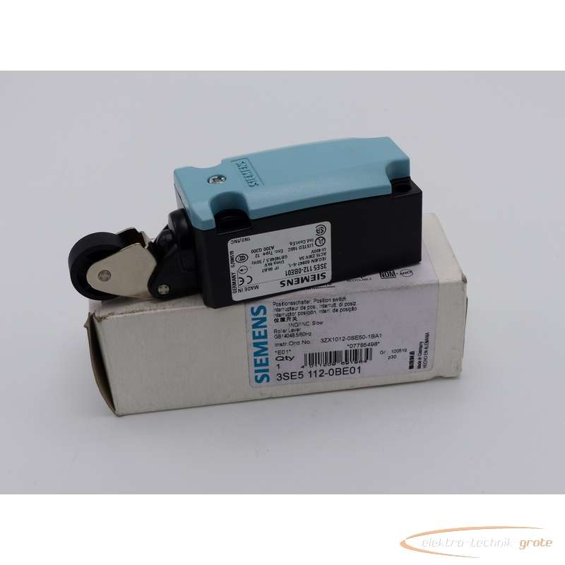 Position switch Siemens 3SE5112-0BE01E-Stand 01 - ungebraucht ! - photo on Industry-Pilot