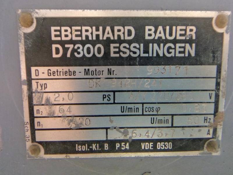 Gear motor BAUER DK942H/241 Bremse: FBR100 Neu ! photo on Industry-Pilot