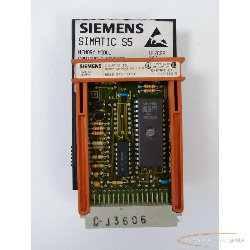 Модуль Siemens 6ES5375-1LA21 Memory e фото на Industry-Pilot