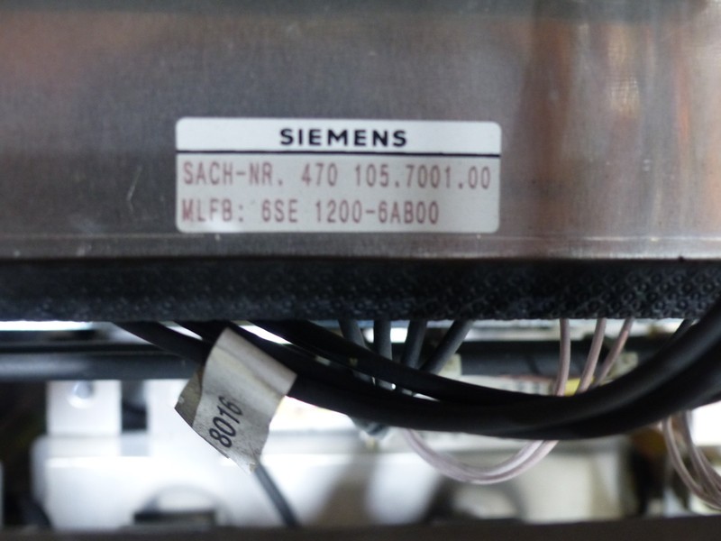 Frequency converter  Siemens Simovert P 6SE 1260-2AA03 400V 86A 60kVA 6SE1260-2AA03 + 6SE1200-7AA10-3 photo on Industry-Pilot