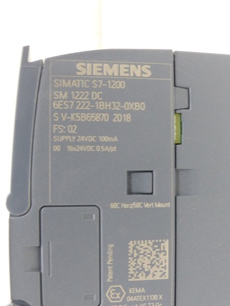 Module  Siemens S7-1200 6ES7 222-1BH32-0XB0 Digital Output Module DO16x24VDC FS:02 OVP photo on Industry-Pilot