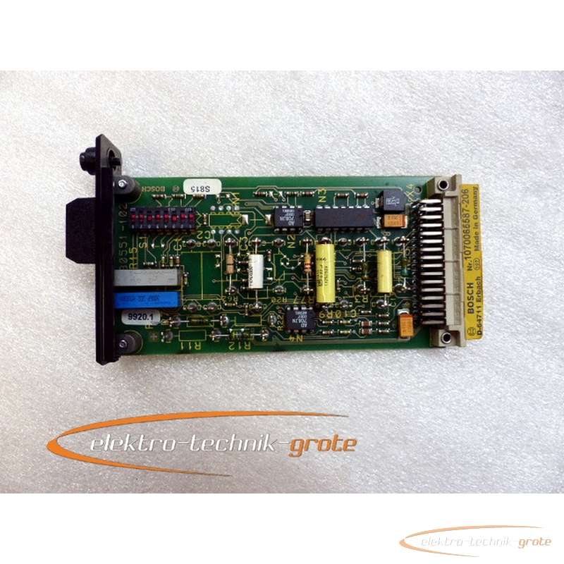 Card Bosch 1070065587-2063600-I-C-B-T ,SN:002739625 photo on Industry-Pilot