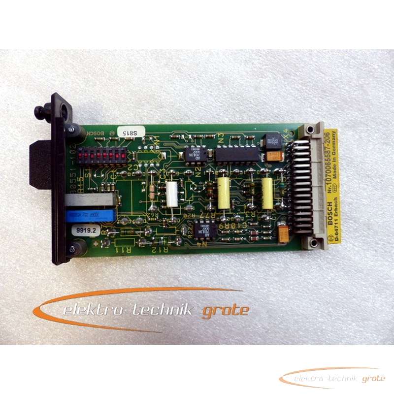 Card Bosch 1070065587-2063600-I-C-B-T , SN:002739637 photo on Industry-Pilot