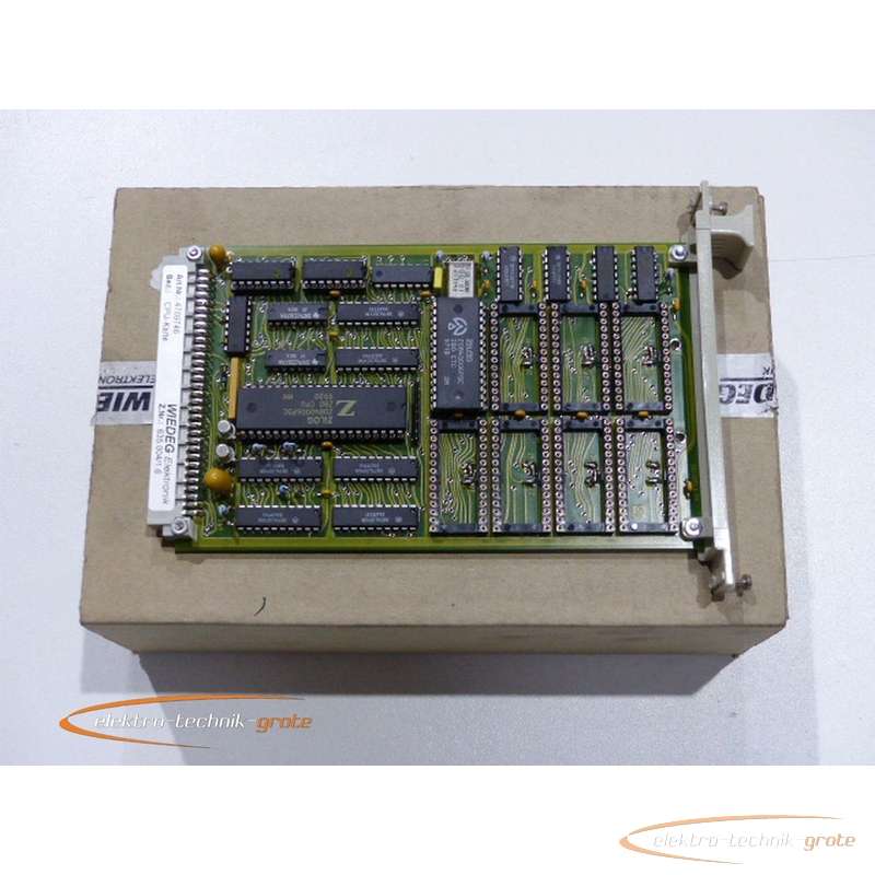 Card Wiedeg Elektronik 4709746 CPU- 635.004-1.6 - ungebraucht! - photo on Industry-Pilot
