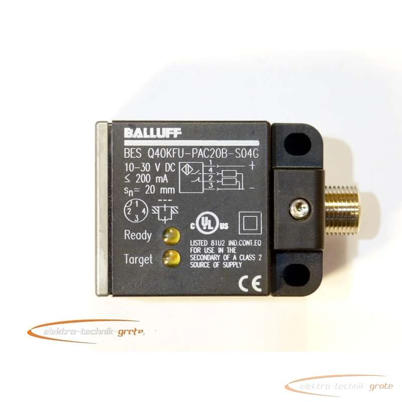 Balluff Balluff BES Q40KFU-PAC20B-S04G Induktiver Sensor ungebraucht!  Bilder auf Industry-Pilot