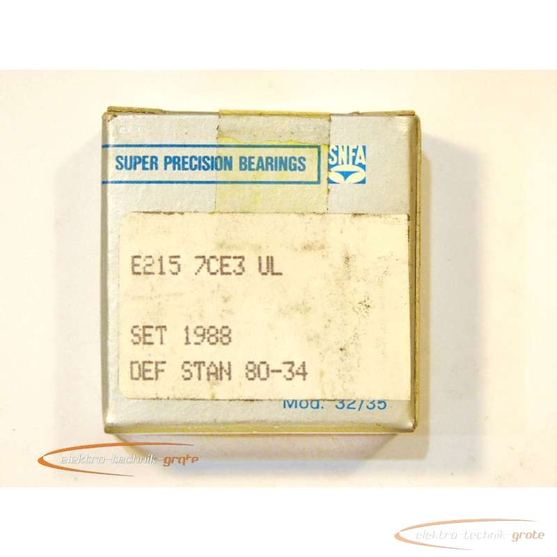 Spindle bearing SNFA  E215 7CE3 UL- ungebraucht! - photo on Industry-Pilot