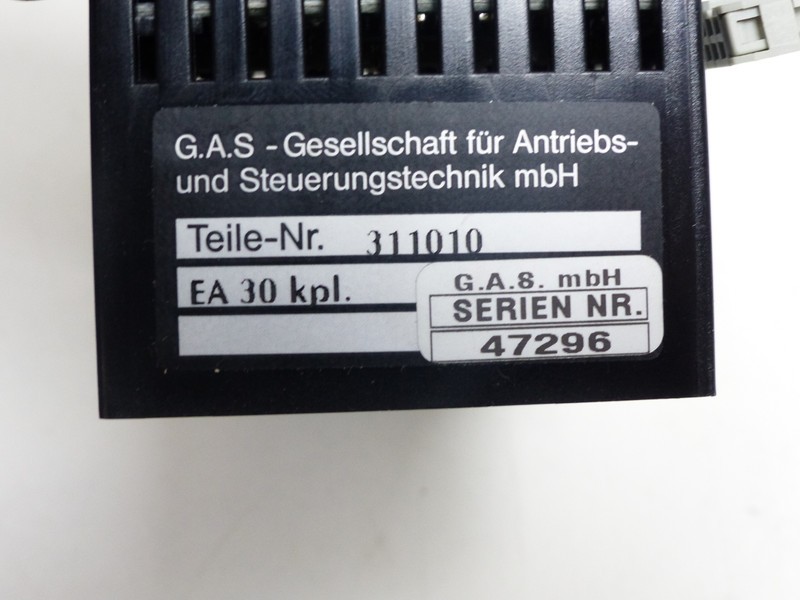 Модуль  G.A.S Teile-Nr. 311010 EA 30 kpl. Anschlussmodul фото на Industry-Pilot