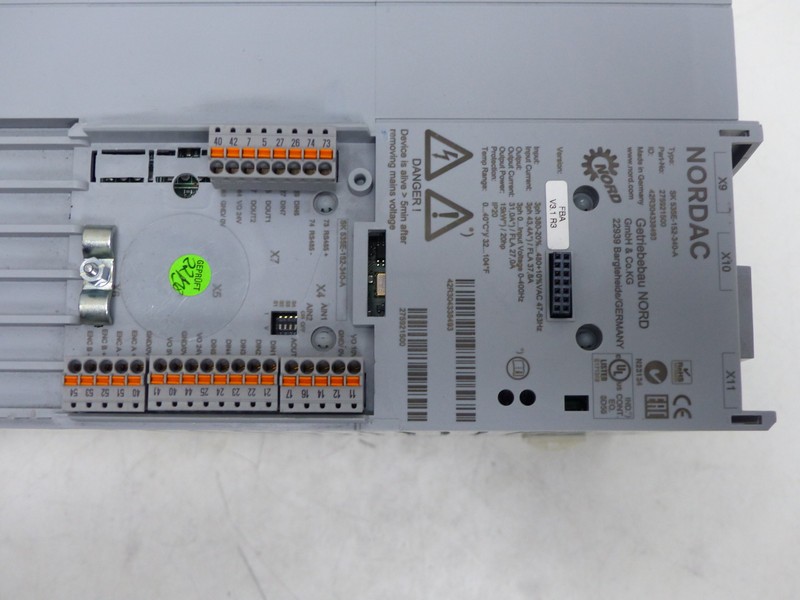 Частотный преобразователь Nordac SK 535E-152-340-A Part.No. 275921500 400V 15kW TESTED Top Zustand фото на Industry-Pilot