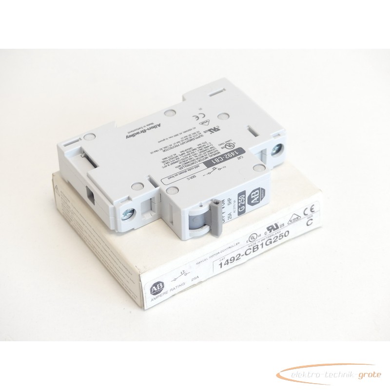 Controller Allen Bradley 1492-CB1G250 Manual Motor Controller 25A - ungebraucht! - photo on Industry-Pilot