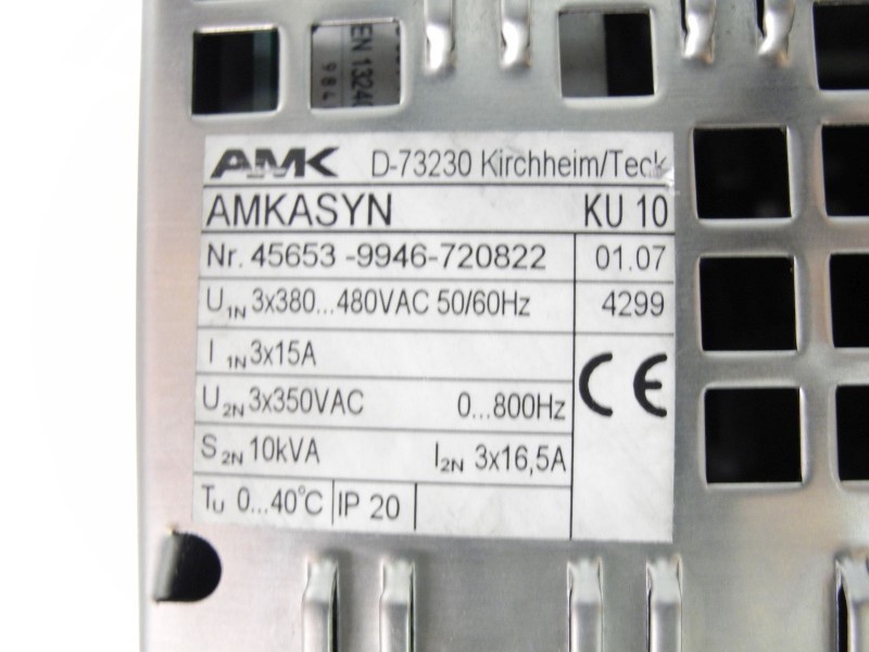 Servo AMK Amkasyn KU10 Servo Drive KU 10 + KU-SC2 + KU-R01 TOP Zustand photo on Industry-Pilot