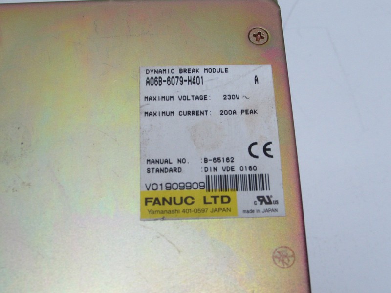 Module Fanuc A06B-6079-H401 Dynamic Break Module 230V 200A photo on Industry-Pilot