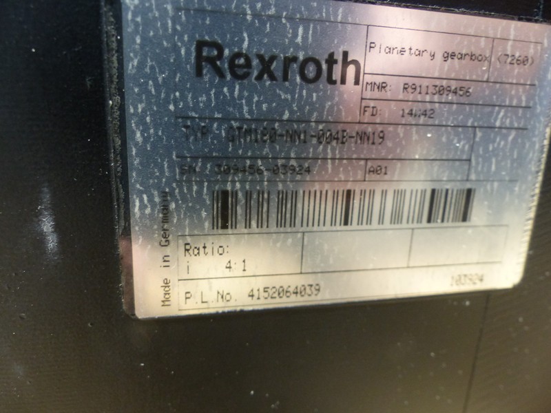 Servo motor Rexroth MSK101D-0200-NN-S1-AG0-NNNN R911315367  GTM180-NN1-004B-NN19 Ratio:i 4:1 photo on Industry-Pilot