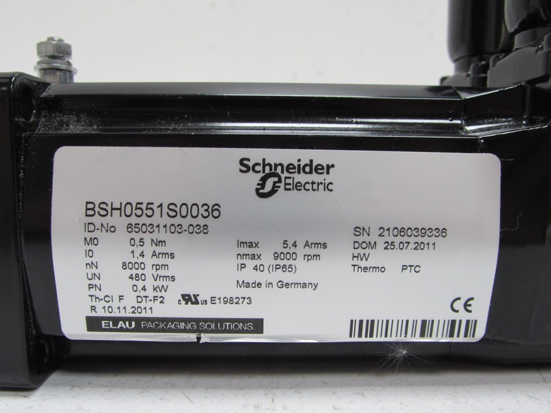 Серводвигатели Schneider Electric Servomotor BSH0551S0036 unused UNBENUTZT фото на Industry-Pilot