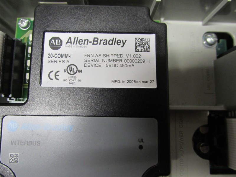 Частотный преобразователь Allen Bradley PowerFlex 70 20AC5P0F0AYNANC0 1,5 / 2,2kw 400V Frequenzumrichter фото на Industry-Pilot