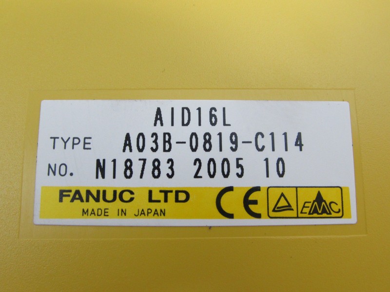 Модуль Fanuc Digital Input Module AID16L A03B-0819-C114 NEUWERTIG фото на Industry-Pilot