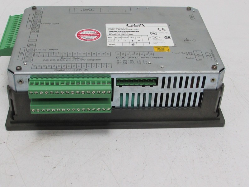 Control panel Siemens GEA  C7-626 0005-4050-310 6ES7 626-1AG00-0AE3 Top Zustand TESTED photo on Industry-Pilot