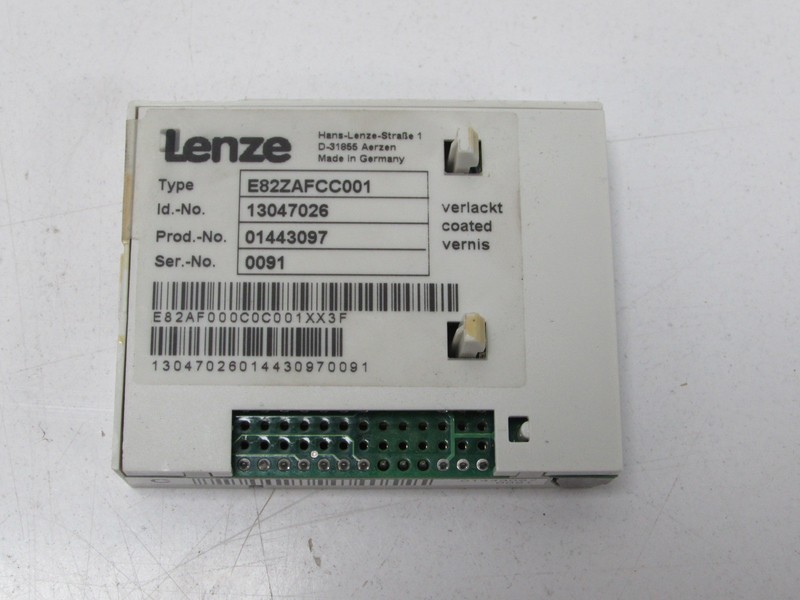 Module Lenze E82ZAFCC001 I/O Modul CAN Top Zustand photo on Industry-Pilot