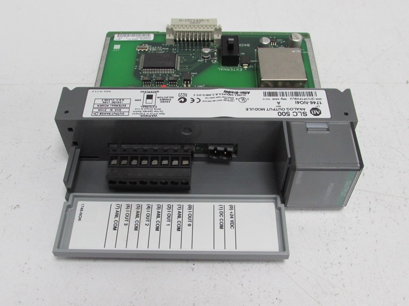 Модуль Allen Bradley SLC 500 1746-NO4I 1746-N04I 1746-NO41 Analog OUTPUT Module SER.A фото на Industry-Pilot