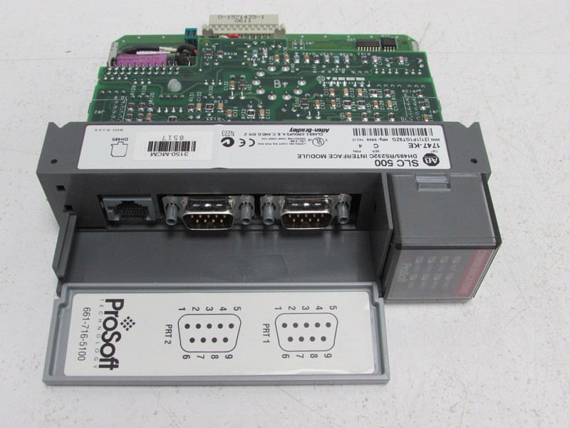 Module Allen Bradley SLC 500 1747-KE DH485/RS232C Interface Module SER.C Top Zustand photo on Industry-Pilot