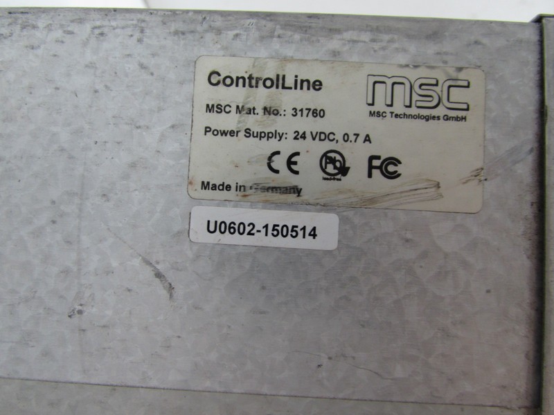 Сенсор Trumpf ControlLine MSC MAT. No.: 31760 24VDC 0,7A Sensor-Control TESTED фото на Industry-Pilot