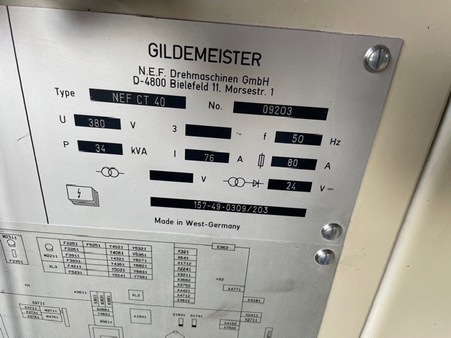Токарный станок с ЧПУ GILDEMEISTER CT 40 фото на Industry-Pilot