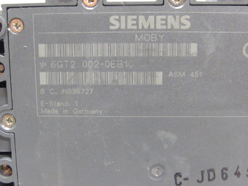 Module Siemens Anschaltmodul ASM451 Moby 6GT2 002-0EB10 6GT2002-0EB10 Top Zustand photo on Industry-Pilot