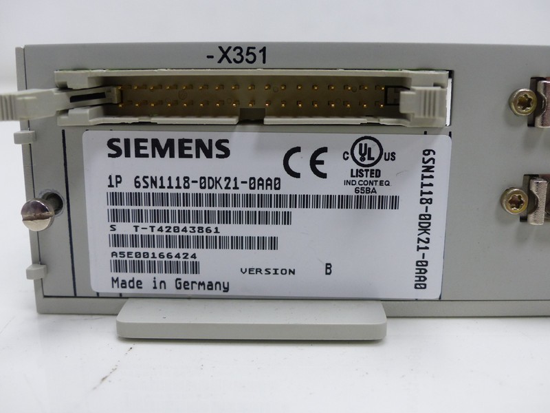 Control board Siemens Simodrive 6SN1118-0DK21-0AA0 Version B TOP ZUSTAND photo on Industry-Pilot