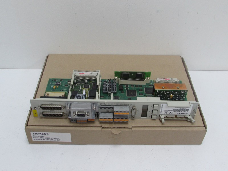 بطاقة تحكم Siemens Simodrive 6SN1118-1NJ01-0AA0 Version B + Profibus DP Top Zustand الصورة على Industry-Pilot