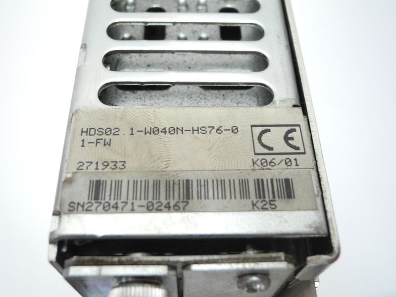 Servo Rexroth DIAX 04 HDS02.1-W040N-H HDS02.1-W040N-HS76-01-FW TESTED photo on Industry-Pilot