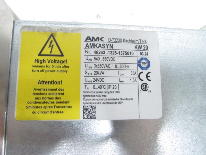 Servo AMK Amkasyn KW 20 1x KW-R03 KW-SC1 KW20 Servo Drive Top Zustand photo on Industry-Pilot