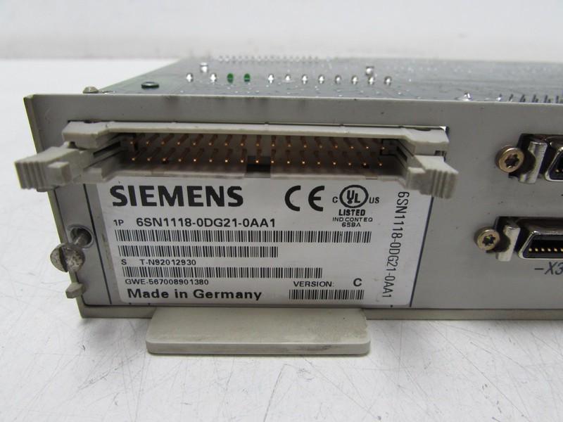 Control board Siemens Simodrive 6SN1118-0DG21-0AA1 VER. C TESTED TOP ZUSTAND photo on Industry-Pilot