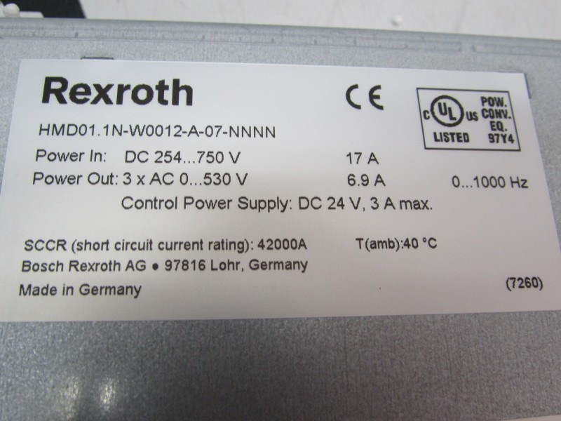 Servo Rexroth HMD01.1N-W0012-A-07-NNNN CDB01.1C-PB-ENS-ENS-NNN-NNN-S2-S-NN-FW OVP photo on Industry-Pilot