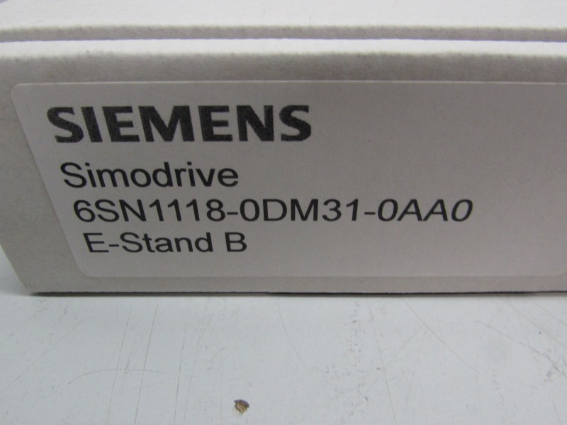 Control board Siemens Simodrive 6SN1118-0DM31-0AA0 Version: B Top Zustand photo on Industry-Pilot