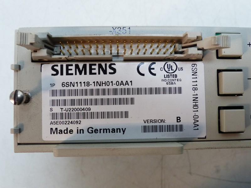 Плата управления Siemens Simodrive 6SN1118-1NH01-0AA1 Version B + Profibus NEUWERTIG TESTED фото на Industry-Pilot